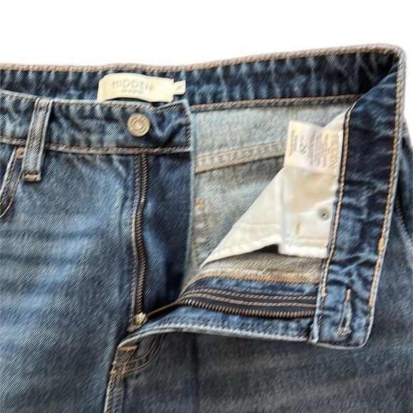 NWT Hidden Bailey High Rise Boyfriend Jeans Distressed PATCHED Jeans 29 - Picture 8 of 11